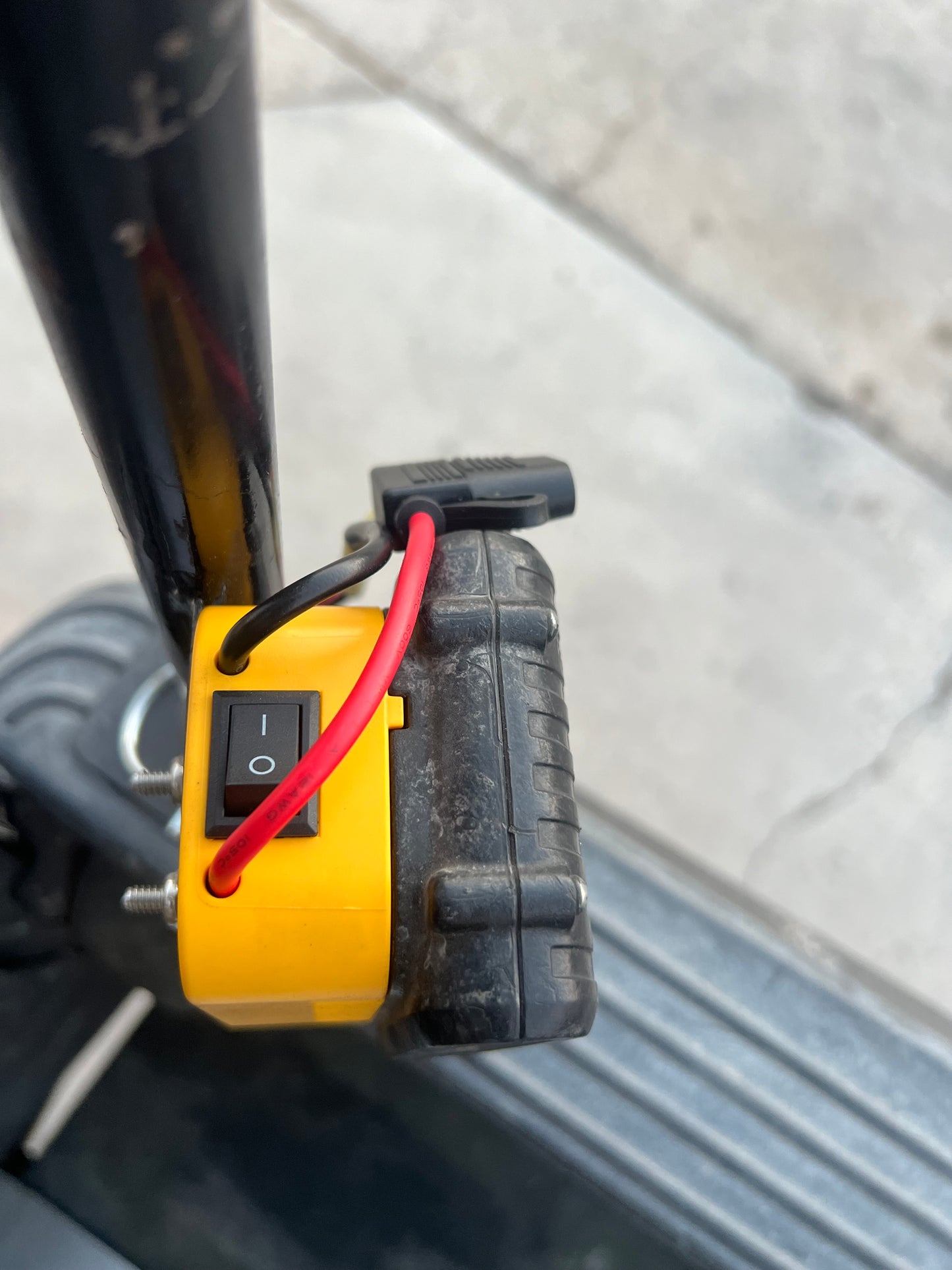 Pit lights Dewalt powered